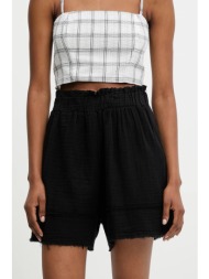 σορτς answear lab χρώμα: μαύρο 100% βαμβάκι