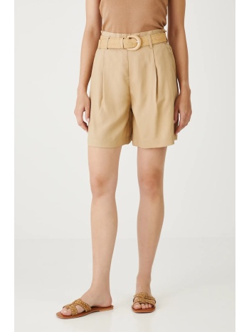 σορτς medicine χρώμα μπεζ 100% lyocell πλύσιμο στο χέρι.μη