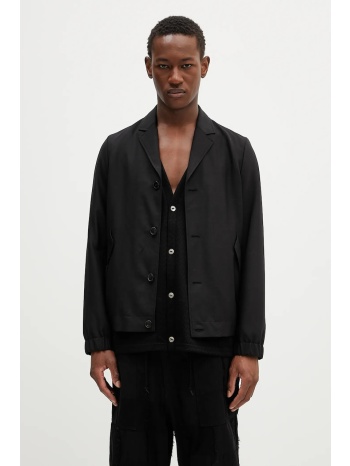 μάλλινο σακάκι paul smith ανδρικό, χρώμα μαύρο