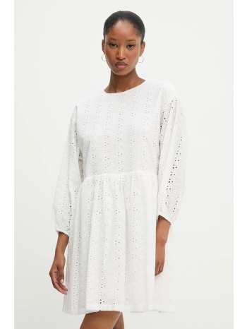 βαμβακερό φόρεμα answear lab χρώμα άσπρο 100% βαμβάκι