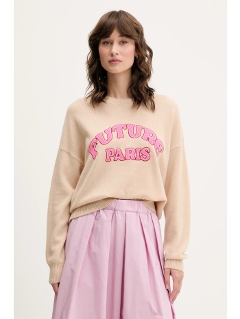 πουλόβερ κασμίρ from future χρώμα μπεζ, wpr02645 100%