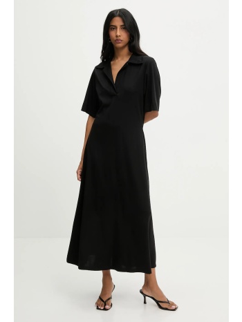 φόρεμα answear lab χρώμα μαύρο 65% βισκόζη, 29%