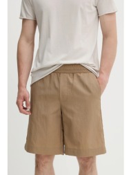 σορτς won hundred χρώμα: καφέ, 3528-13056 100% ανακυκλωμένο νάιλον