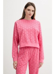 μπλούζα hugo χρώμα: ροζ, 50545210 48% βαμβάκι, 48% modal, 4% ελαστάν