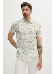 πουκάμισο guess rayon χρώμα: πράσινο, m5gh75 wd4z2 100% βισκόζη