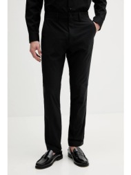 παντελόνι calvin klein χρώμα: μαύρο, lv04lb610g υλικό 1: 100% πολυεστέρας
υλικό 2: 57% ανακυκλωμένος