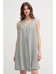 λινό φόρεμα united ...