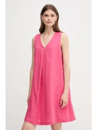 λινό φόρεμα united ...