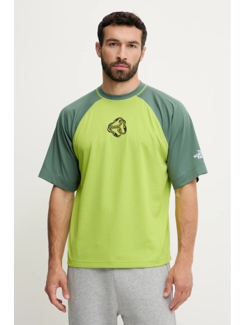 μπλουζάκι the north face tnf x nse χρώμα πράσινο