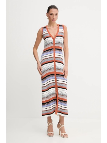 φόρεμα liu jo χρώμα άσπρο, wa5211.ms55n 65% βισκόζη, 35%