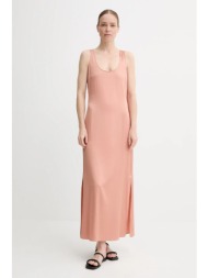 φόρεμα marc o`polo χρώμα: πορτοκαλί, 503085421055 96% βισκόζη, 4% ελαστάν