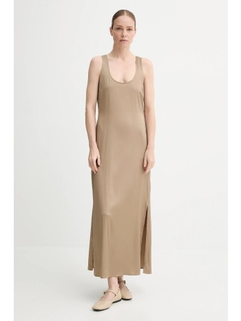 φόρεμα marc o`polo χρώμα μπεζ, 503085421055 96% βισκόζη
