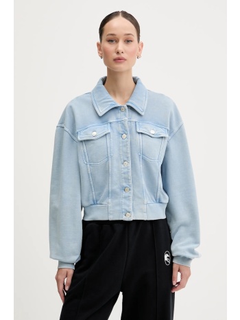 τζιν μπουφάν moschino jeans χρώμα μπλε, 0504 3730 κύριο