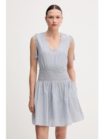 φόρεμα pepe jeans estella χρώμα μπλε, pl953740 κύριο