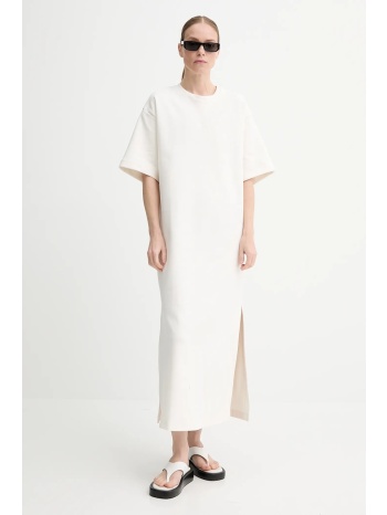 φόρεμα gestuz χρώμα άσπρο, 10910335 75% οργανικό βαμβάκι
