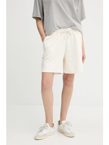 σορτς gestuz χρώμα άσπρο, 10910317 75% οργανικό βαμβάκι
