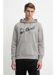 μπλούζα 47 brand mlb detroit tigers χρώμα: γκρι, με κουκούλα, bb009pmlkyh646046wy 80% βαμβάκι, 20% π