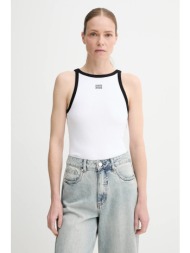 top gestuz χρώμα: άσπρο, 10910270 94% βαμβάκι, 6% ελαστάν