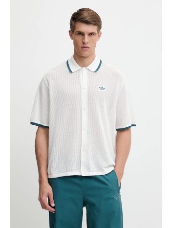 βαμβακερό πουκάμισο adidas originals knitted shirt ανδρικό