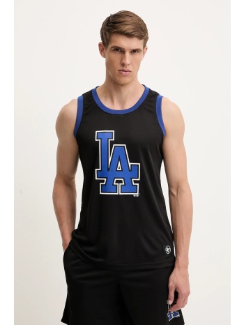 μπλουζάκι 47 brand mlb la dodgers χρώμα μαύρο