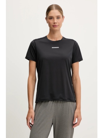 t-shirt προπόνησης rossignol sidelhorn χρώμα μαύρο