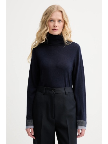 μάλλινο πουλόβερ ps paul smith χρώμα ναυτικό μπλε