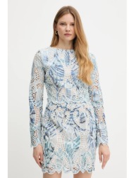 μπλουζάκι guess anastasia χρώμα: τιρκουάζ, w5gh0t whad2 100% πολυεστέρας