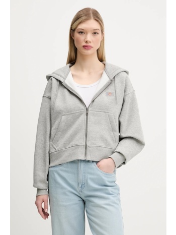μπλούζα dickies χρώμα γκρι, με κουκούλα, dk0a4y1zhg01 60%