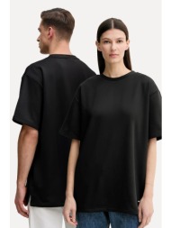 μπλουζάκι rains sintra fleece tee χρώμα: μαύρο, 21800.01 95% πολυεστέρας, 5% σπάντεξ