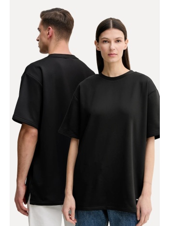 μπλουζάκι rains sintra fleece tee χρώμα μαύρο, 21800.01