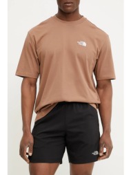 αθλητικά σορτς the north face 24/7 χρώμα: μαύρο, nf0a3o1b4h01 100% πολυεστέρας
