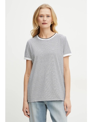 μπλουζάκι boss χρώμα άσπρο, 50454484 κύριο υλικό 49%