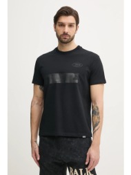 βαμβακερό μπλουζάκι balr. ανδρικό, χρώμα: μαύρο, b1112.1301 100% βαμβάκι