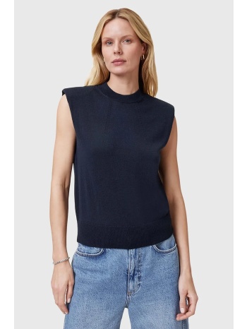 μάλλινο τοπ allsaints kayla χρώμα ναυτικό μπλε, w016kc