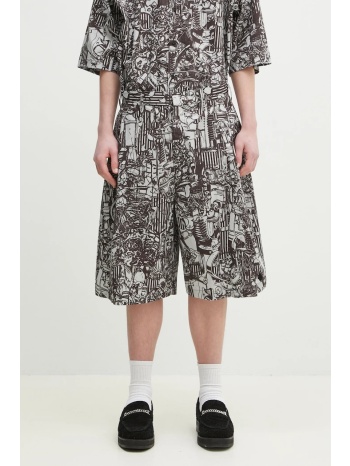 βαμβακερό σορτσάκι marcelo burlon aop mech pajama shorts