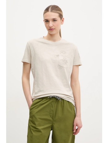 βαμβακερό μπλουζάκι napapijri s-eclair γυναικείο, χρώμα