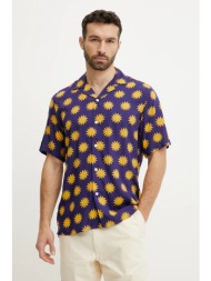 πουκάμισο oas χρώμα: μοβ, 7005 κύριο υλικό: 100% βισκόζη