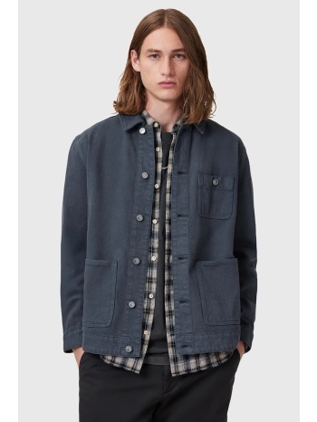 βαμβακερό μπουφάν allsaints eavis chore χρώμα ναυτικό