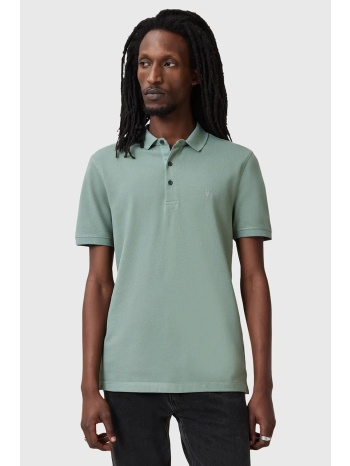 βαμβακερό μπλουζάκι πόλο allsaints reform 2-pack ανδρικό