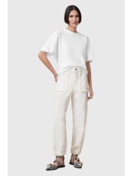 τζιν παντελόνι allsaints mila fray w007tc 64% οργανικό βαμβάκι, 36% ανακυκλωμένο βαμβάκι