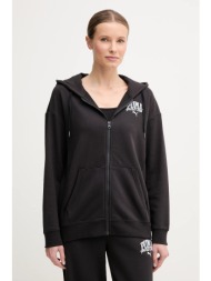 μπλούζα puma χρώμα: μαύρο, με κουκούλα, 685033 κύριο υλικό: 68% βαμβάκι, 32% πολυεστέρας
φόδρα κουκο