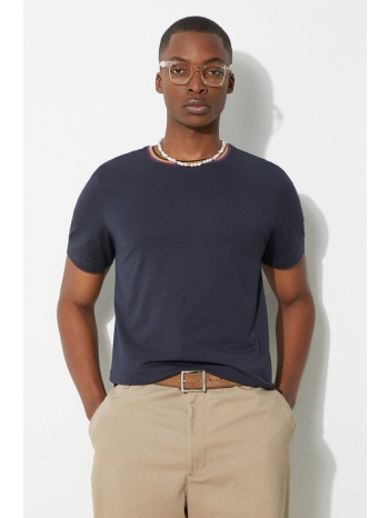 βαμβακερό μπλουζάκι paul smith ανδρικό, χρώμα ναυτικό