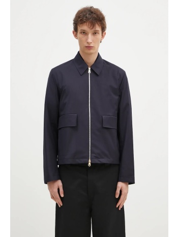 μάλλινο μπουφάν paul smith χρώμα ναυτικό μπλε