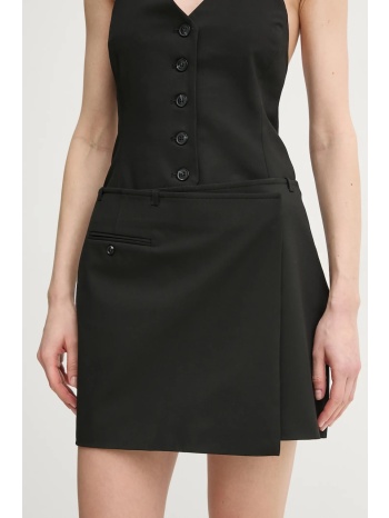 φούστα samsoe samsoe saneem χρώμα μαύρο, f25100158 κύριο