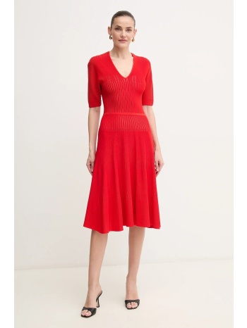 φόρεμα herve leger lyla χρώμα κόκκινο, sho8284542 κύριο