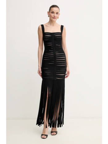 φόρεμα herve leger alessandra χρώμα μαύρο, ffr8513700 90%
