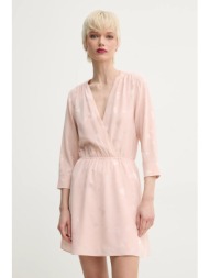 μεταξωτό φόρεμα zadig&voltaire χρώμα: πορτοκαλί, wwdr02526 κύριο υλικό: 100% μετάξι
φόδρα: 100% βισκ