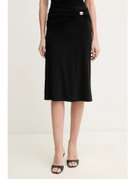 φούστα herve leger valentina χρώμα: μαύρο, rmj3518812 96% πολυεστέρας, 4% ελαστάν