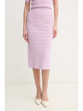 φούστα herve leger eloise χρώμα μοβ, scj3515831 κύριο