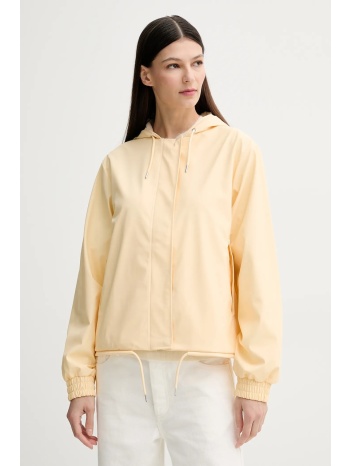 μπουφάν rains string w jacket w3 χρώμα κίτρινο, 18040 100%